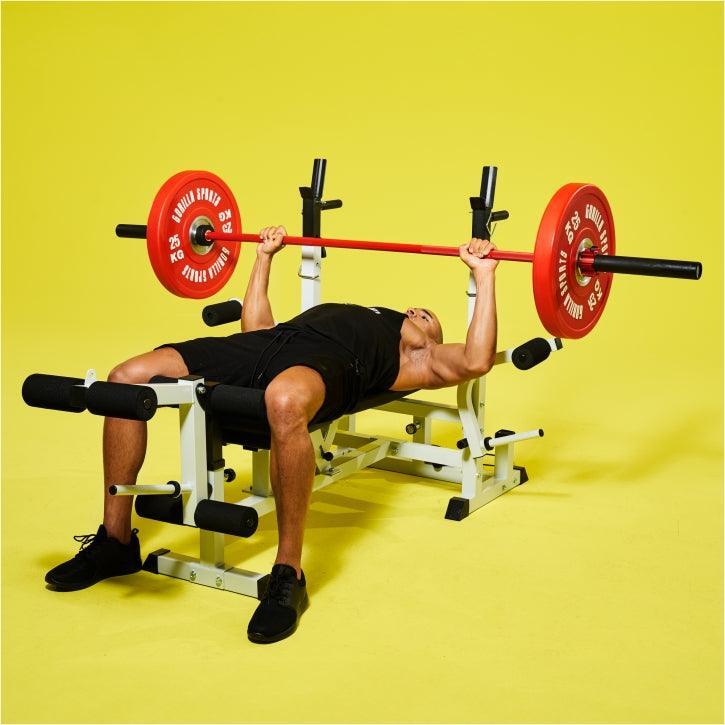 BARRE OLYMPIQUE PREMIUM 220CM | 20KG DIAM 50MM | MAX 680KG | COLORIS AU CHOIX 6/7