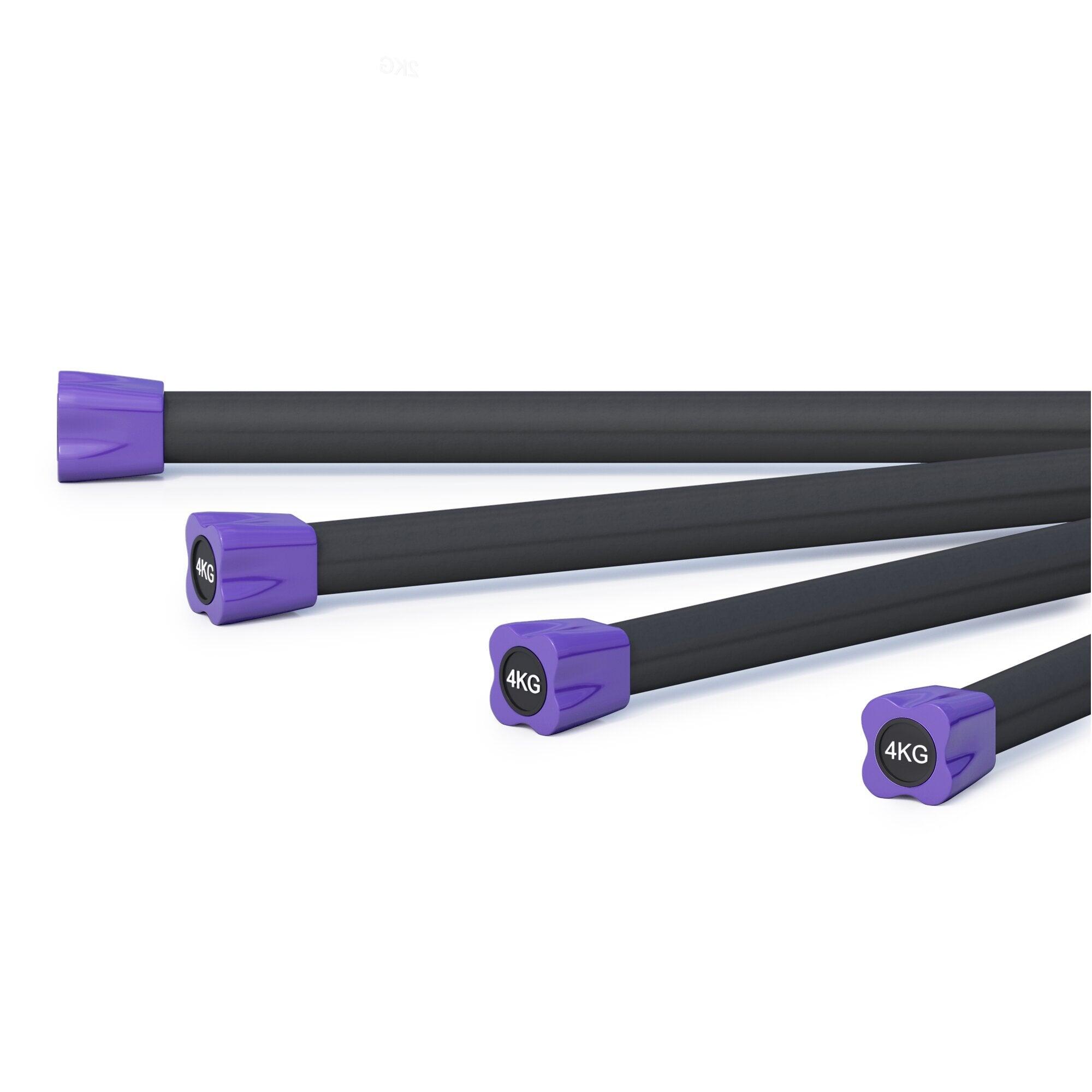 BARRE DROITE LESTÉE 120CM | MUSCULATION ET FITNESS | POIDS AU CHOIX DE 1KG À 10K 7/11