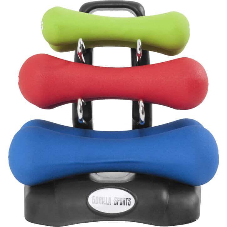 KIT D'HALTERES NEOPRENE 12 KG | MUSCULATION ET FITNESS 2/7