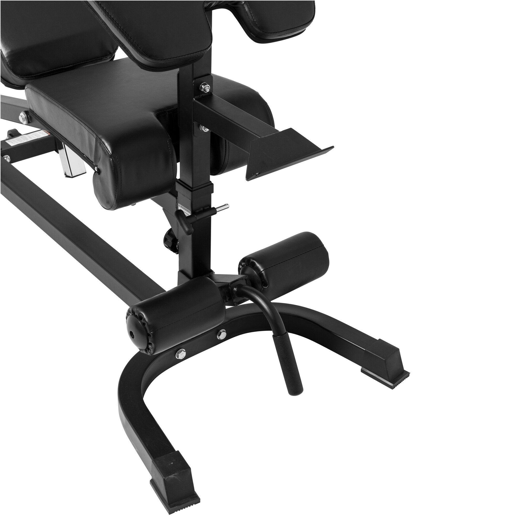 GORILLA SPORTS Schraegbank mit Beinstrecker und Curlpult 7/7