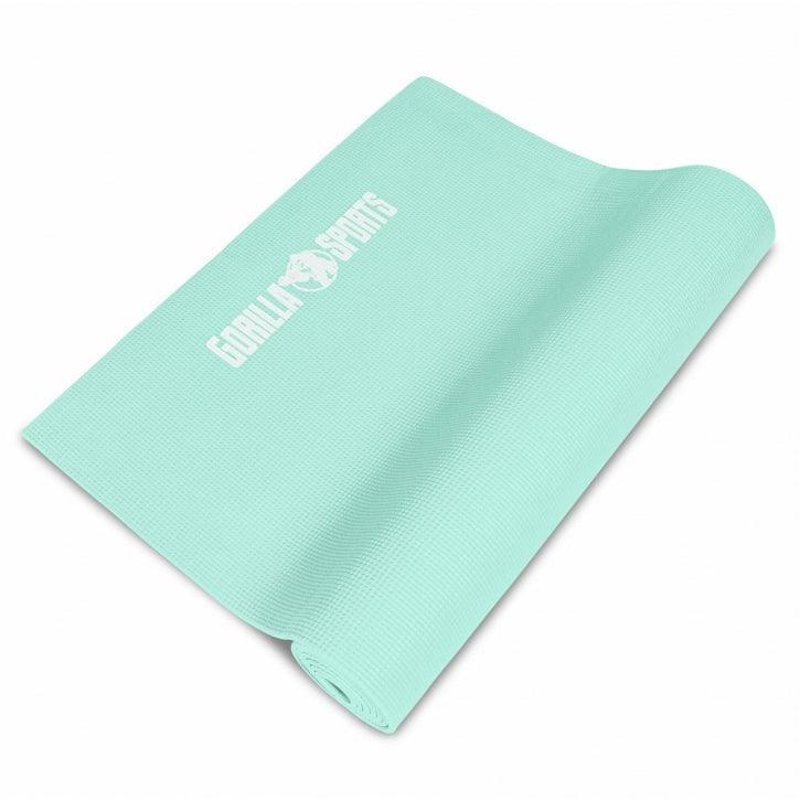 Mata do jogi PVC Gorilla Sports śnieżny błękit 180 x 60 x 0,5 7/7