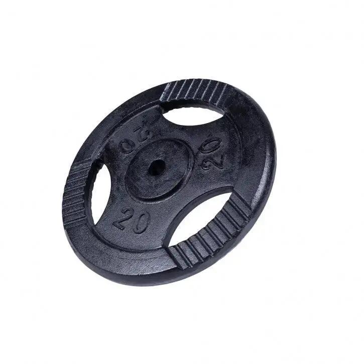 Obciążenie (1,25 - 20 kg) 31mm talerz żeliwny grip z uchwytami Gorilla Sports 3/7