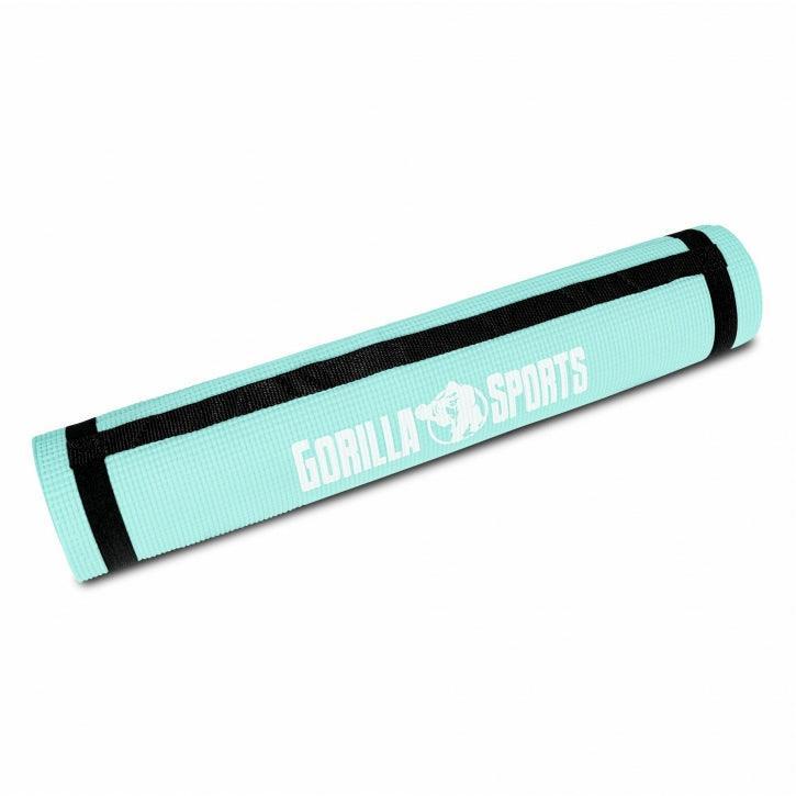 Mata do jogi PVC Gorilla Sports śnieżny błękit 180 x 60 x 0,5 5/7