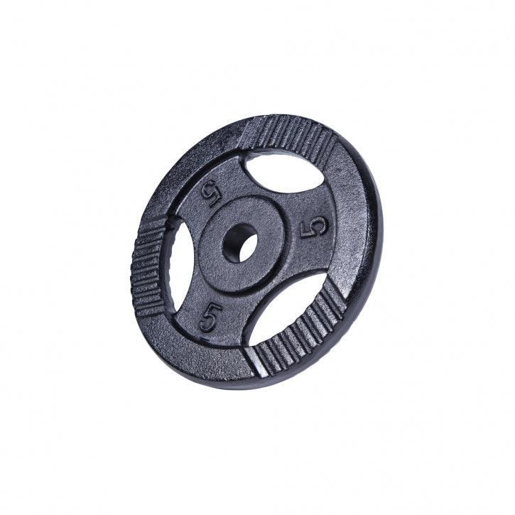 DISQUE DE MUSCULATION FONTE NOIR AVEC POIGNÉES 31MM | AU CHOIX DE 1,25KG À 20KG