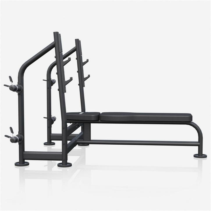Banc Musculation avec Support PRO - Professionnel Developpe Couche, Max 390kg 4/7