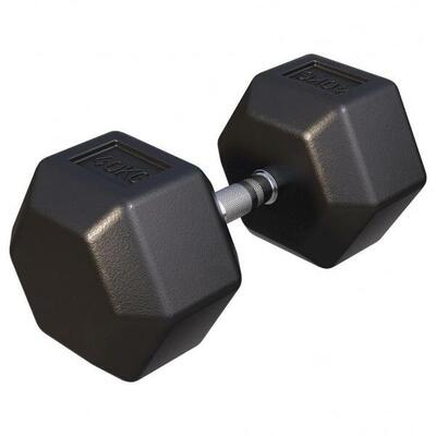 Hexagon Kurzhantel Gummi 2-50 kg