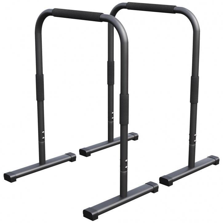 GORILLA SPORTS Push Up Stand Dip Barren