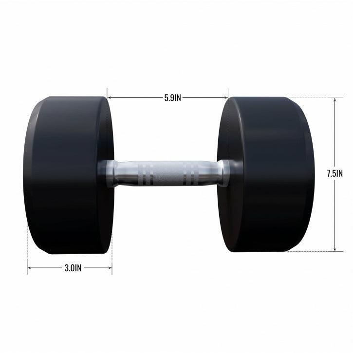 Gorilla Sports Dumbell - 25 kg - Gietijzer (rubber coating) - Met logo 7/7
