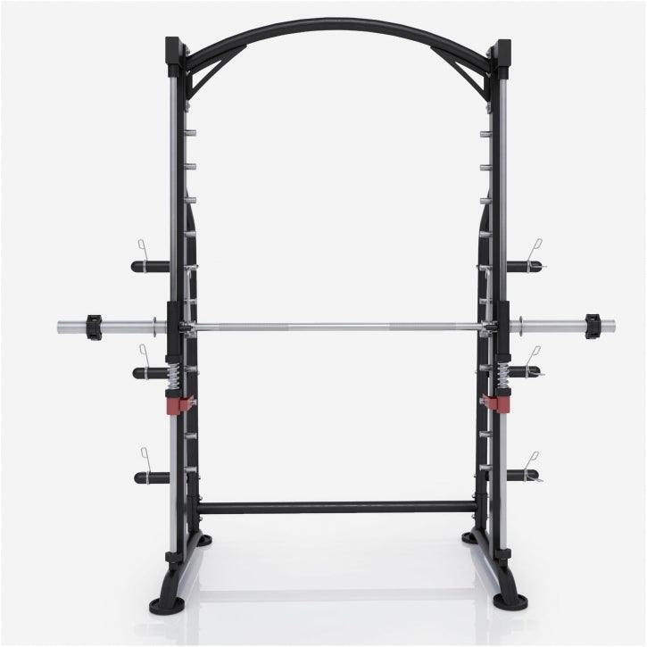 STATION POUR SQUATS ET DÉVELOPPÉ COUCHÉ AVEC RACK DE RANGEMENT | MUSCULATION