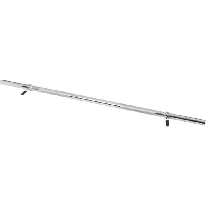BARRE LONGUE 120 CM | DIAMETRE 30MM | MUSCULATION | 2 STOP DISQUES À RESSORT 4/7