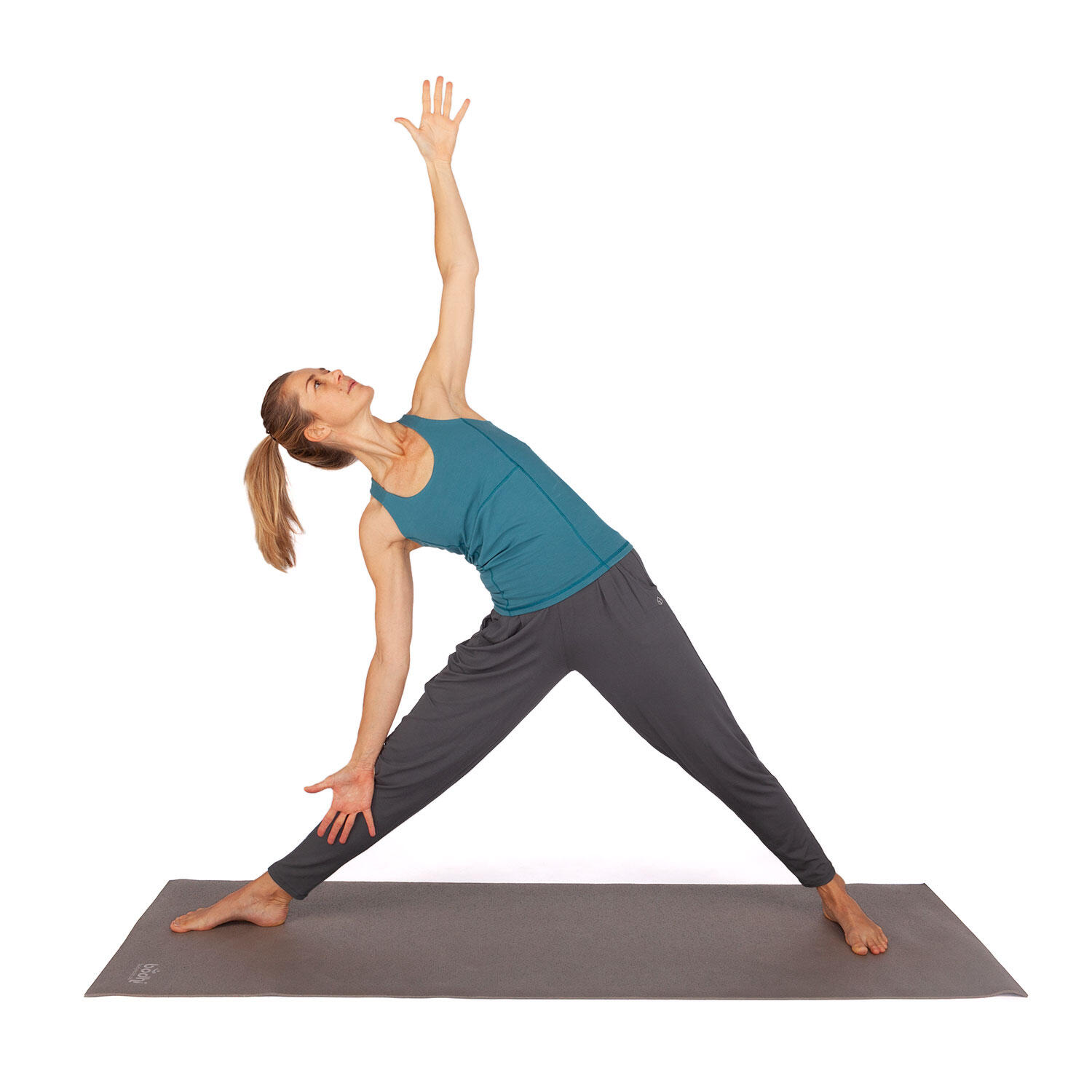 Yoga String Top, Bio-Baumwolle, Petrol (Dragonfly) 5/6