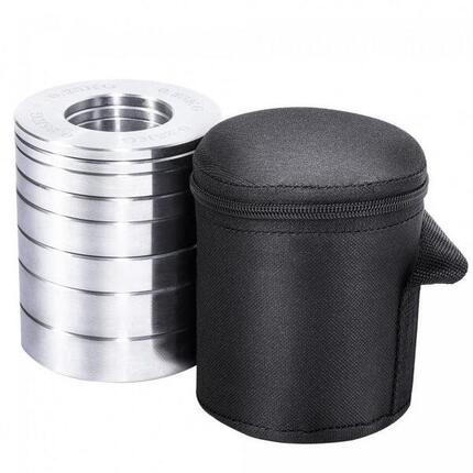 DISQUES DE MUSCULATION CHROMÉ FRACTIONNER | 51 MM | LOT DE 5 KG AVEC HOUSSE