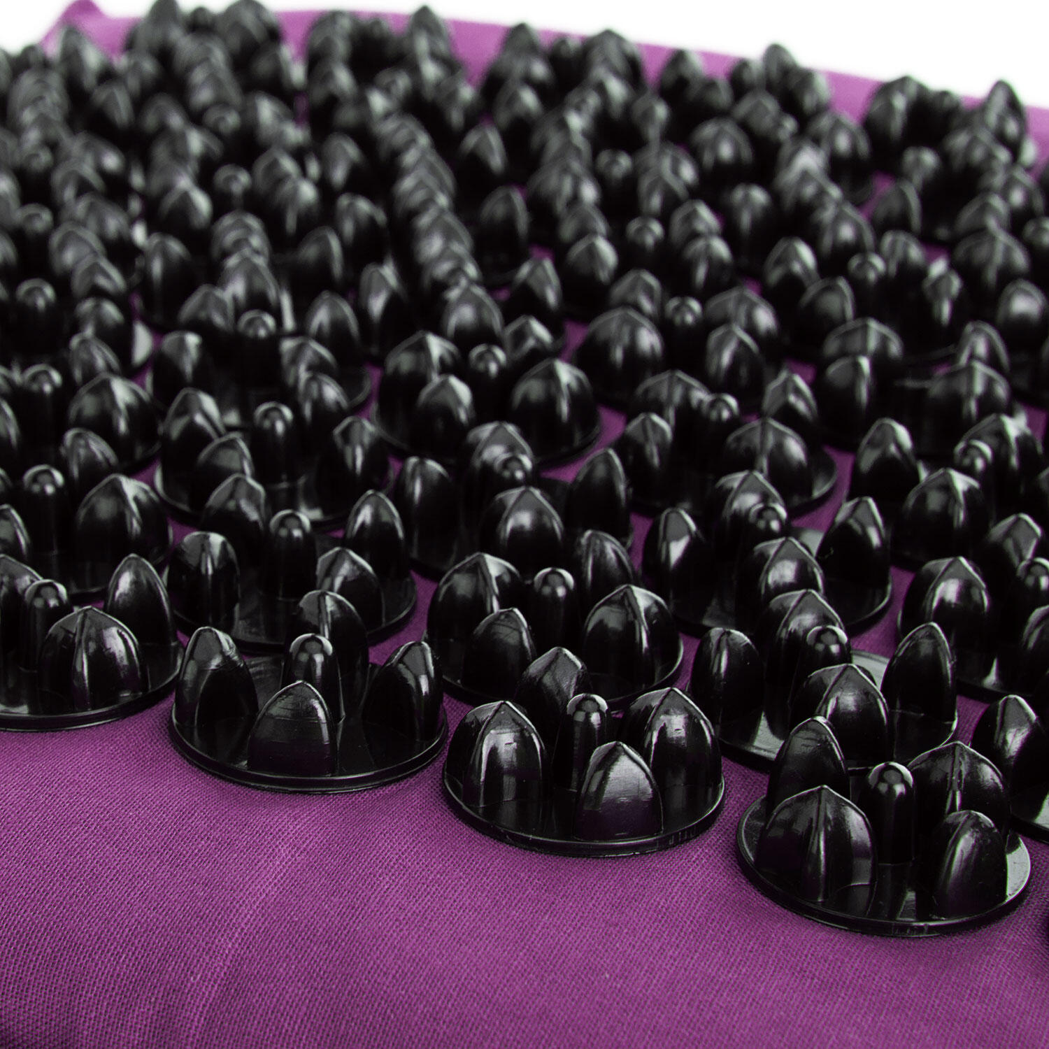 Vital Akupressur Fuß-Matte SOFT aubergine 2/3