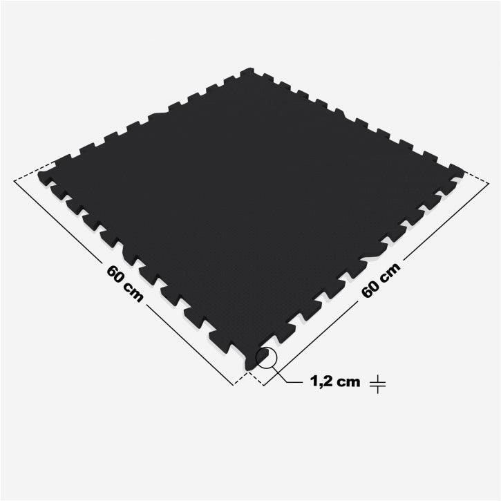 AthleticPro vloerbeschermingsmat fitness [31x31cm] - 18 extra dikke