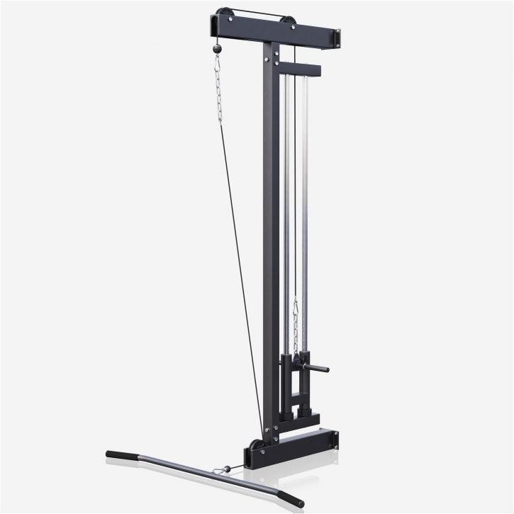 Torre de Tiro Musculación Gorilla Sports Negro para Pared 5/7