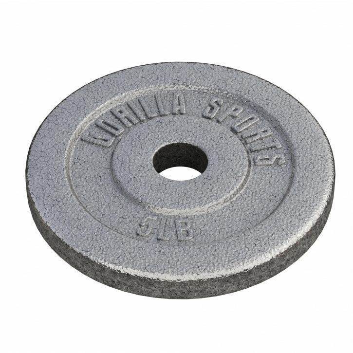 Gorilla Sports Gewichtsschijf - Halterschijf - 2,5 kg - Gietijzer - 30 mm 4/7