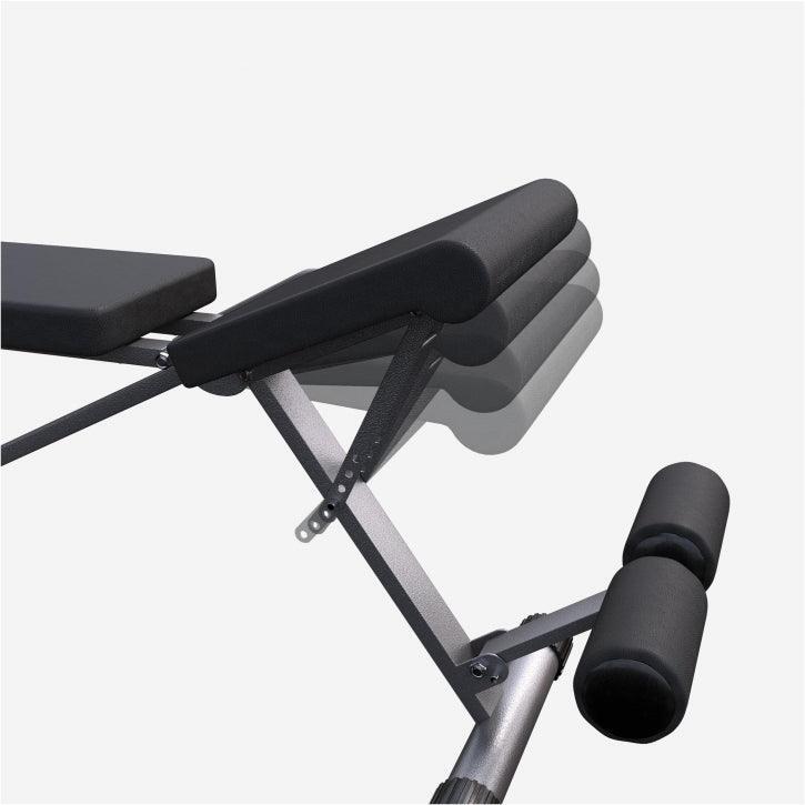 GORILLA SPORTS GorillaSports Skládací posilovací lavice, 145 x 46 cm