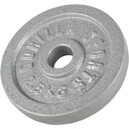 Obciążenie (1,25-30 kg) 31 mm talerz treningowy żeliwo srebrne Gorilla Sports