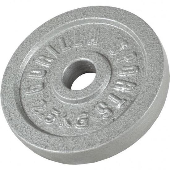Obciążenie (1,25-30 kg) 31 mm talerz treningowy żeliwo srebrne Gorilla Sports