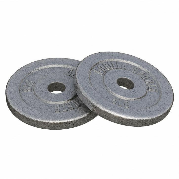 Gorilla Sports Gewichtsschijf - Halterschijf - 2,5 kg - Gietijzer - 30 mm 5/7
