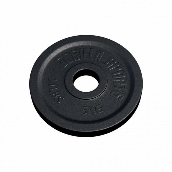 Obciążenie olimpijskie (1,25 - 25 kg) 51 mm talerz żeliwny Gorilla Sports 2/7