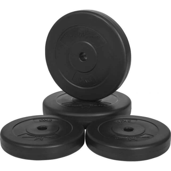 Set de discuri din ciment cu înveliș din plastic 30 KG (2X5kg 2X10kg) 25mm GYRON