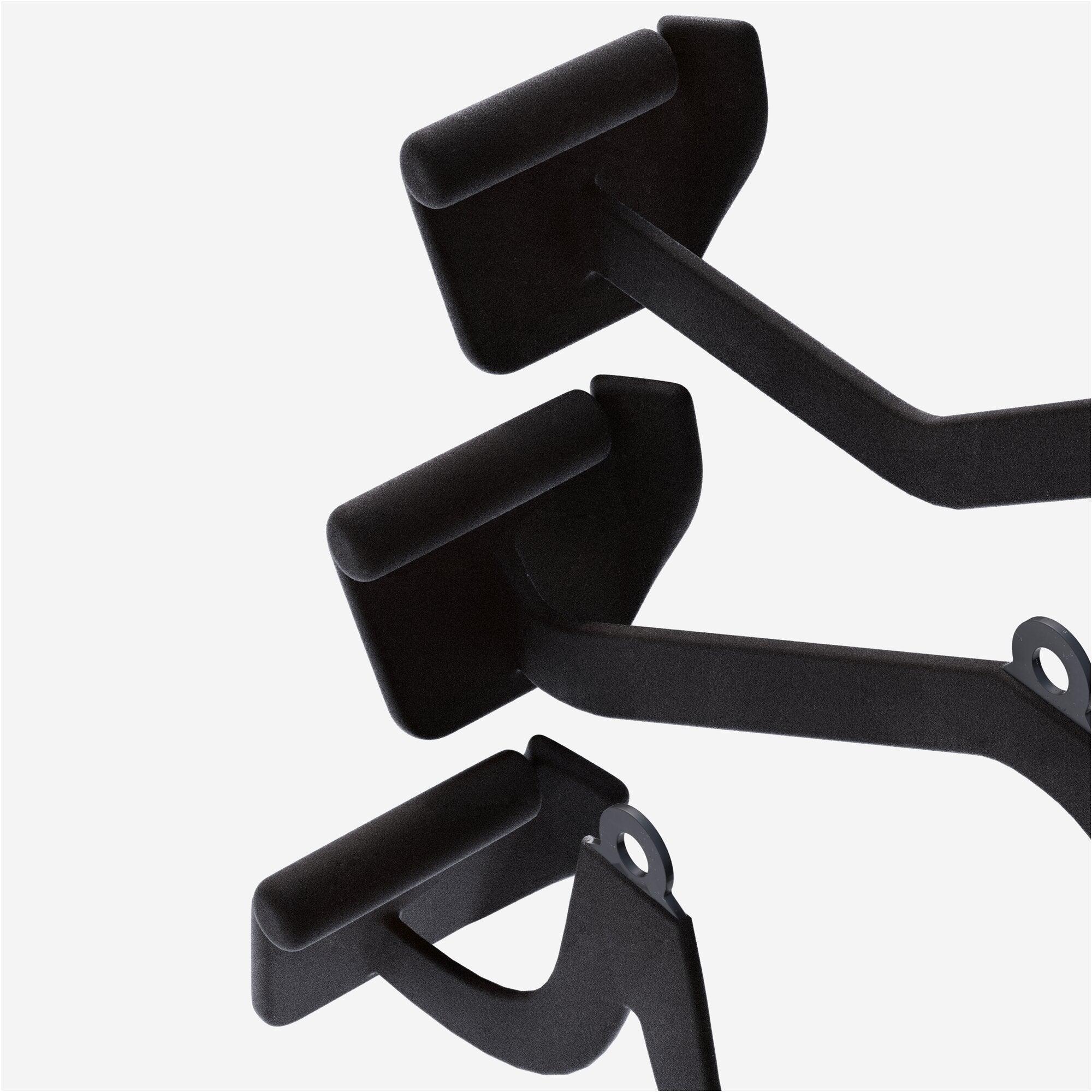 Gorilla Sports Brede Roeigreep - Zwart - Rubber Coating - Handgreep - Anti-slip 5/7