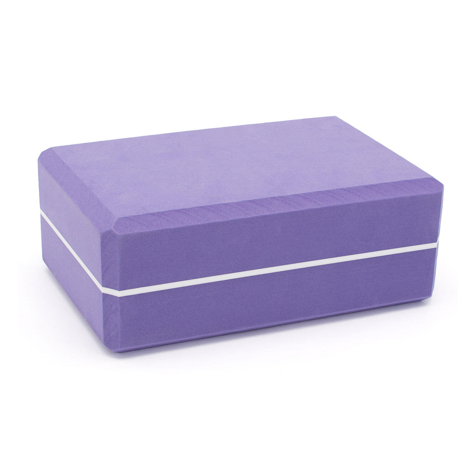 Yoga Asana Brick XXL lila EVA Schaum 2/6