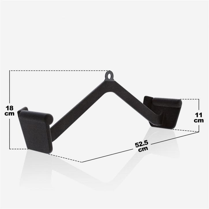 Gorilla Sports Brede Roeigreep - Zwart - Rubber Coating - Handgreep - Anti-slip 3/7