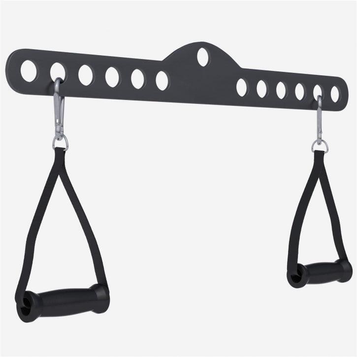 Gorilla Sports - Barre De Tirage Lat 60cm Avec 2 Poignées - Handgrip - Bleu|noir - Taille Unique - Decathlon
