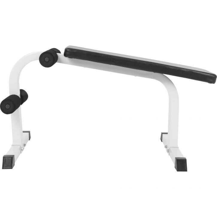 BANC DE MUSCULATION DC / ABDOMINAUX DÉCLINÉ FIXE / BANC SIT UP BLANC | MUSCULATI 3/7
