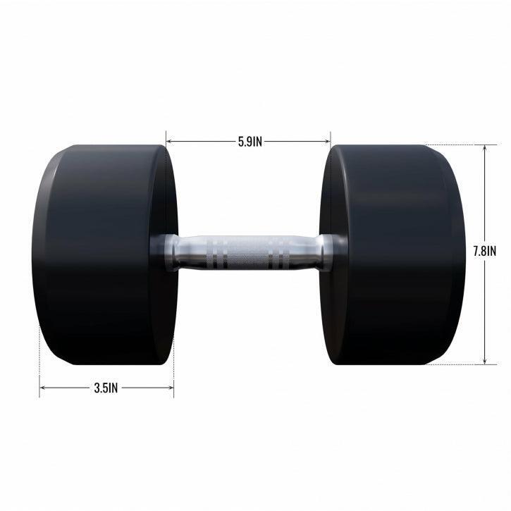 Mancuerna fija con recubrimiento de goma Gorilla Sports de 2,5kg a 40 kg 7/7