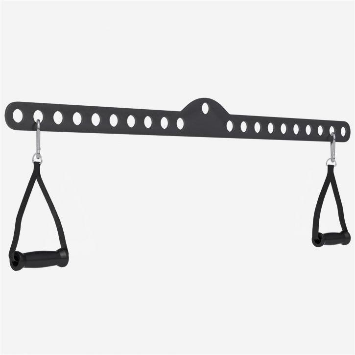 Gorilla Sports - Barre De Tirage Lat 100cm Avec 2 Poignées - Accessoire De Tirage - Noir - 100 Cm - Decathlon