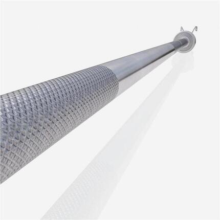 BARRE OLYMPIQUE 218 CM | DIAMETRE 50MM | MUSCULATION | 2 STOPS DISQUES A RESSORT