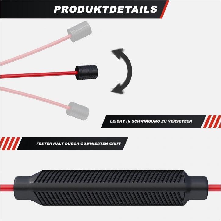 Drążek drgający  Gorilla Sports flexi bar 160 cm