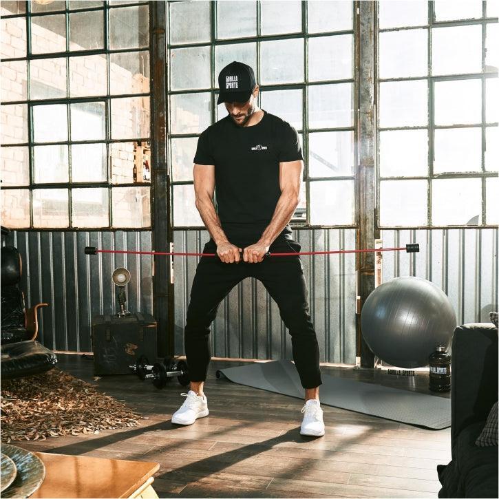 Drążek drgający  Gorilla Sports flexi bar 160 cm