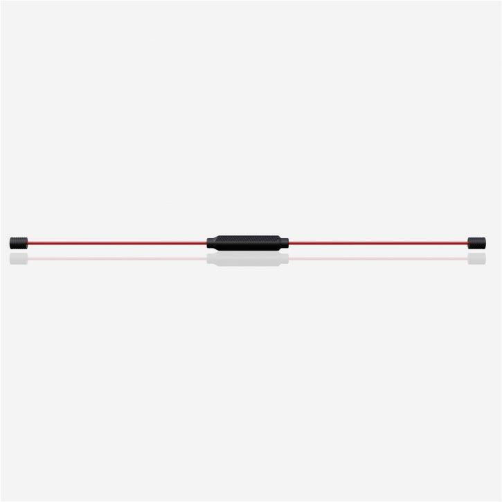 Swing stick - 160 cm - Glasvezel - Zwart / Rood 8/8
