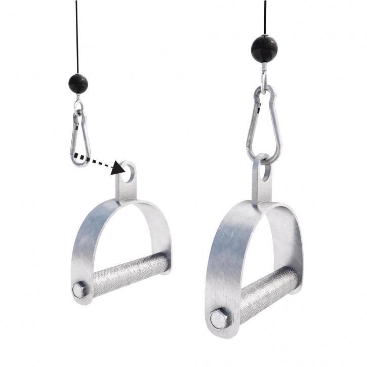 Single-hand cable handle, hoof handle with rotating handle, chrome 3/5