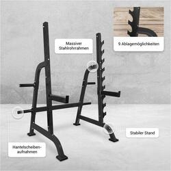 MULTI PRESS RACK A SQUAT | MUSCULATION