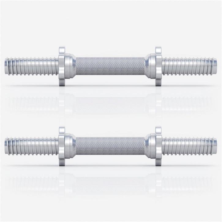 Zestaw 2 sztuki gryfy 42 cm chromowane gwintowane