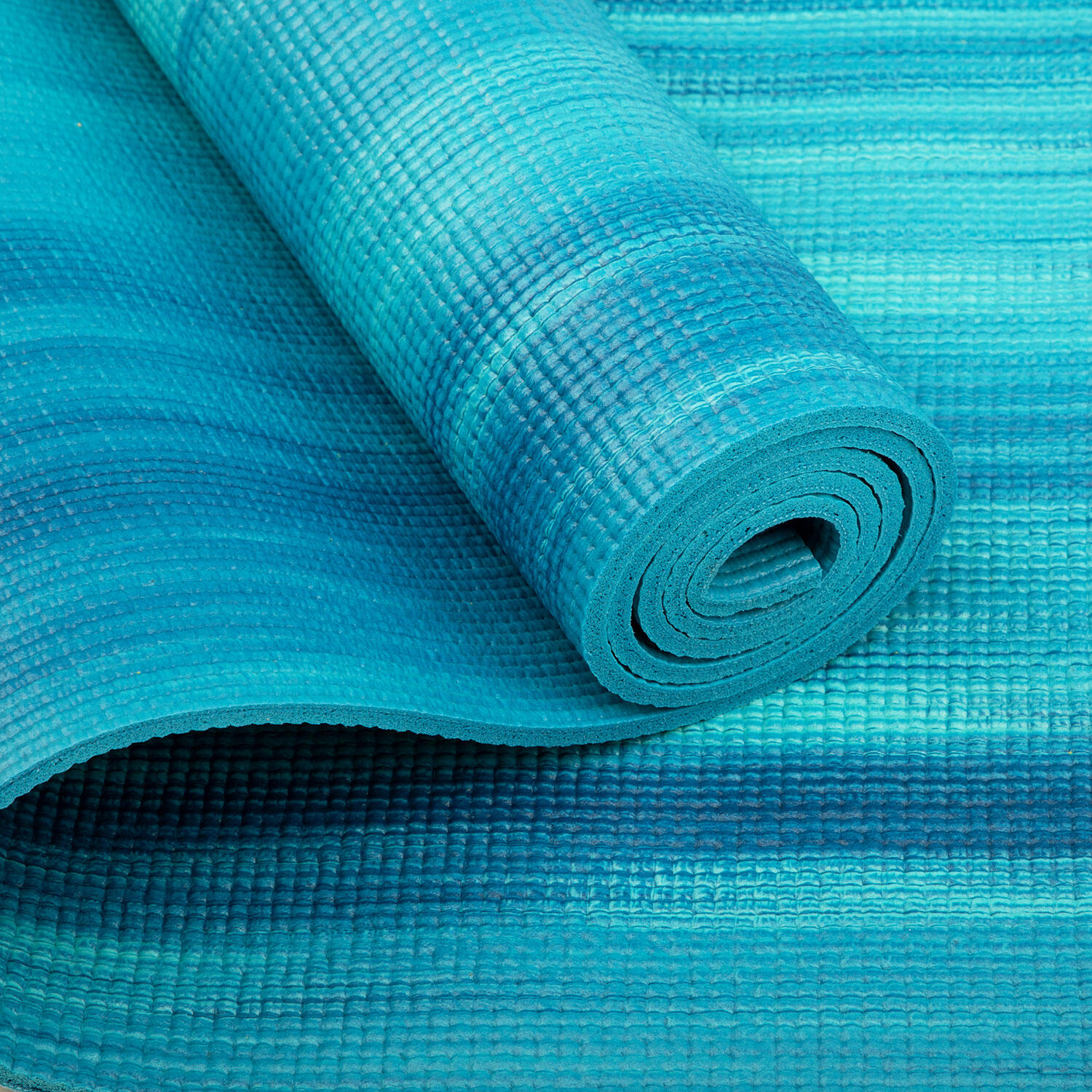 Bodhi Ganges 6 mm antislip yogamat, blauw 5/6