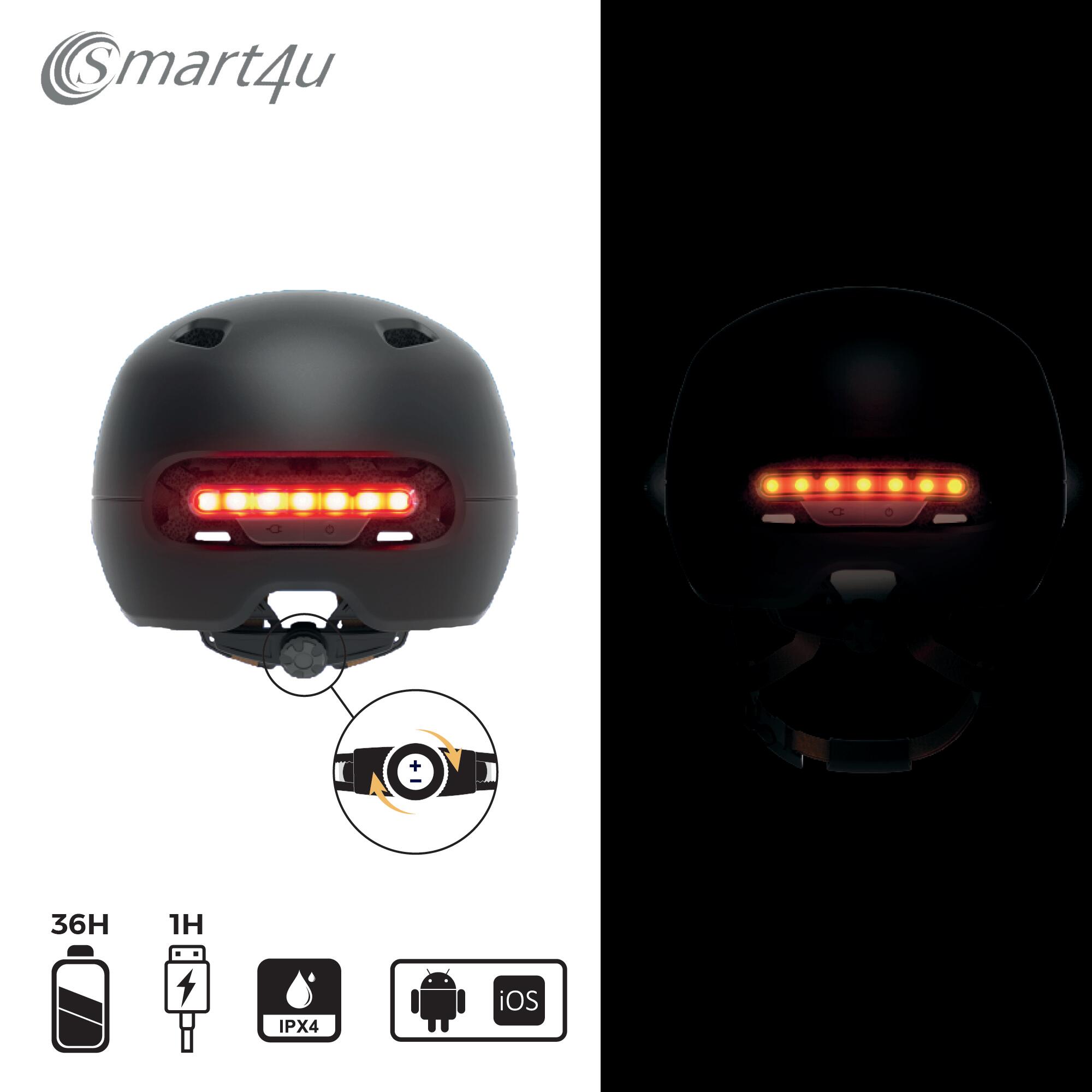 Casque city noir fonction SOS 5/7