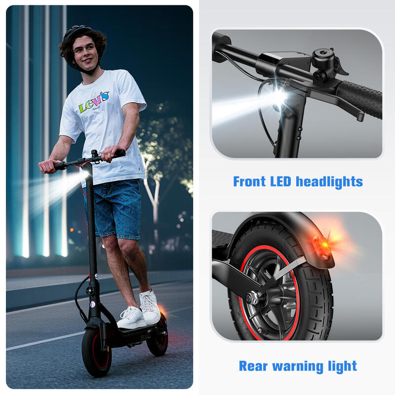 Trottinette électrique iScooter W6 10 pouces, 36 V, 7,8 Ah et Bluetooth