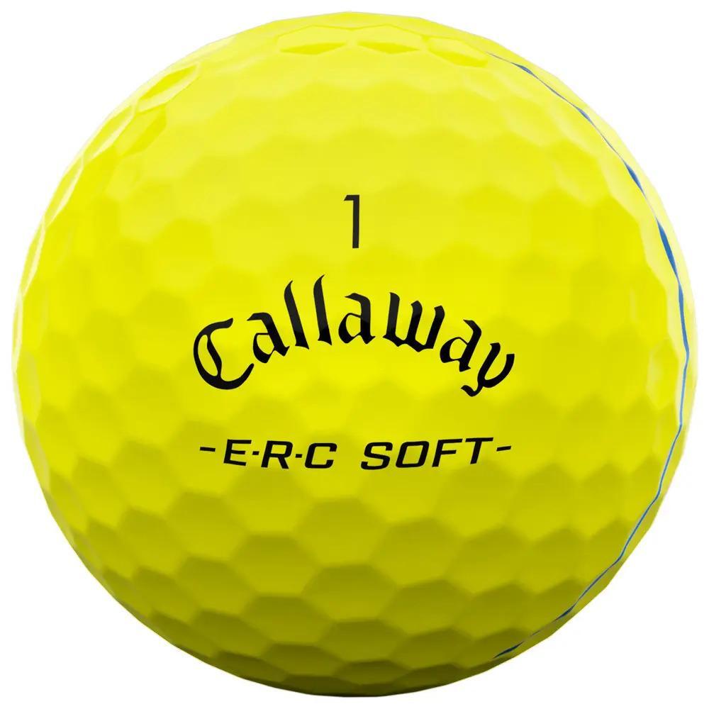 Callaway ERC Soft Triple Track Golfbal 12 Pack geel 3/4