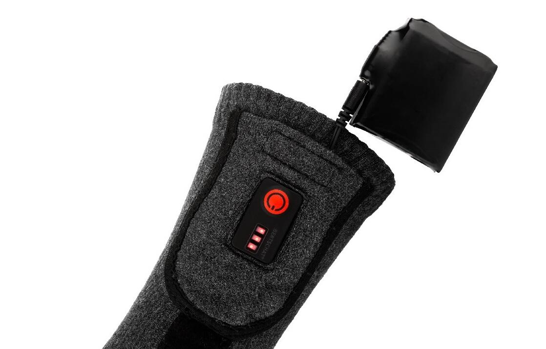 Chaussettes Chauffantes - ELITE | USB - Plus Fine Modèle Randonnée 3/3