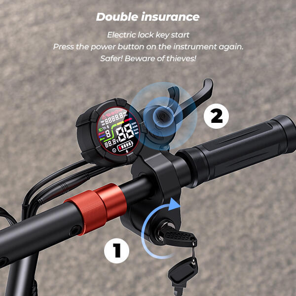 Trottinette électrique tout-terrain ISCOOTER IX5S 11'' avec batterie 48V 15AH