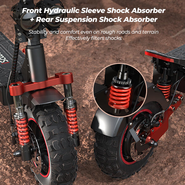 Offroad elektrische scooter ISCOOTER IX5S 11inch 48V 15AH accu 2/7