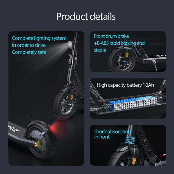 Trottinette électrique pliable ISCOOTER I9 8,5", 42V, 7,5Ah