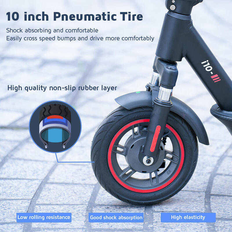 Trottinette électrique pliable iScooter i10 10 pouces 36 V 15 Ah