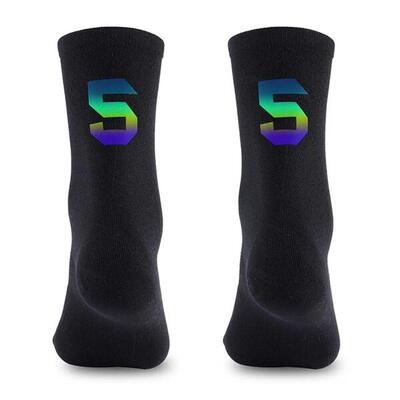 Reflecterende digitale fietssokken maat 39-46 - 5